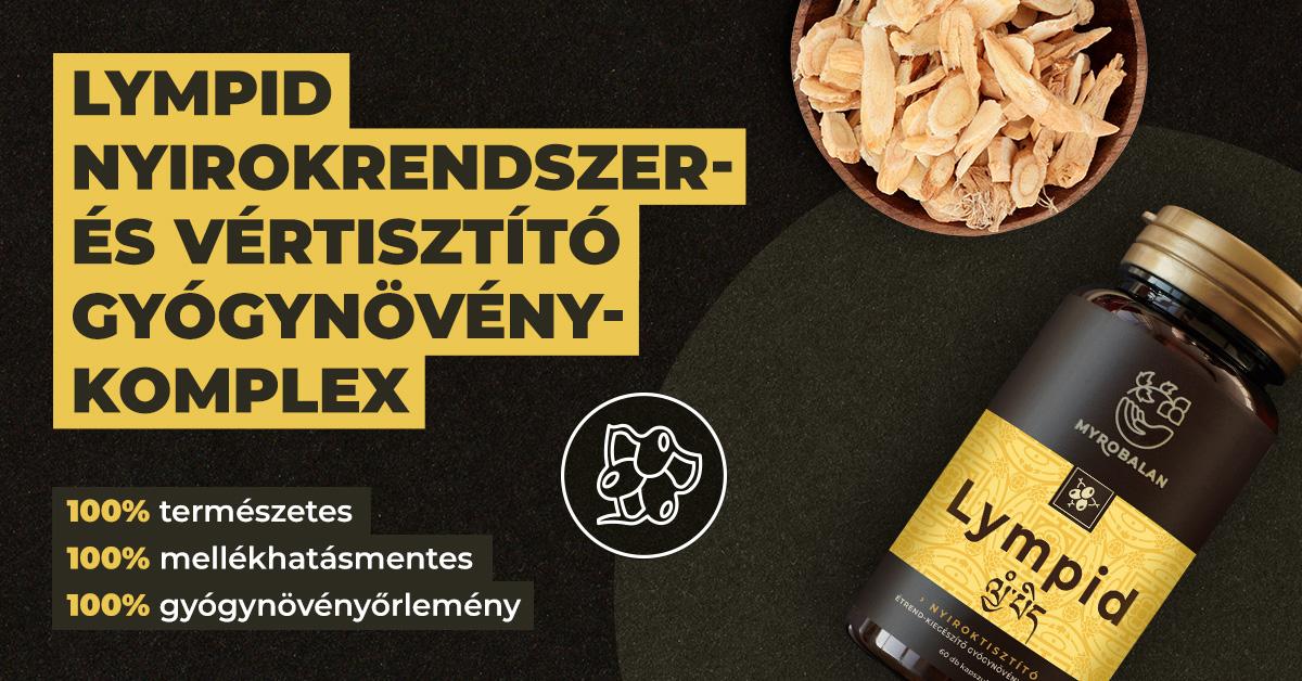 Lympid természetes nyirok- és vértisztító kapszula gyógynövényekkel